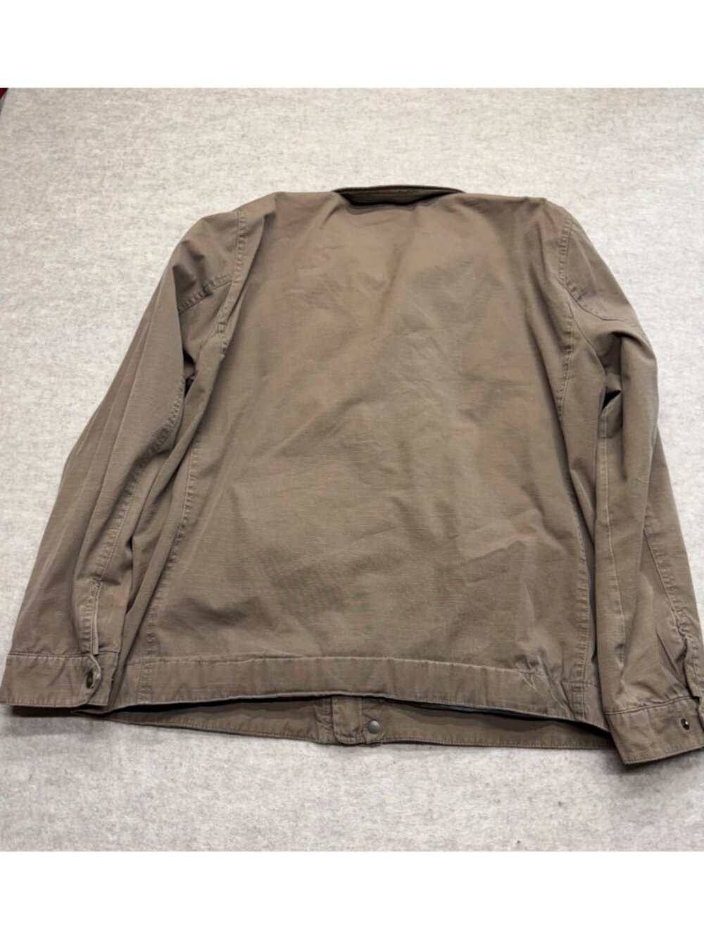 G.H. BASS & Co. Brown Military Style Full Zip Men's Jacket Size XL - Picture 4 of 9